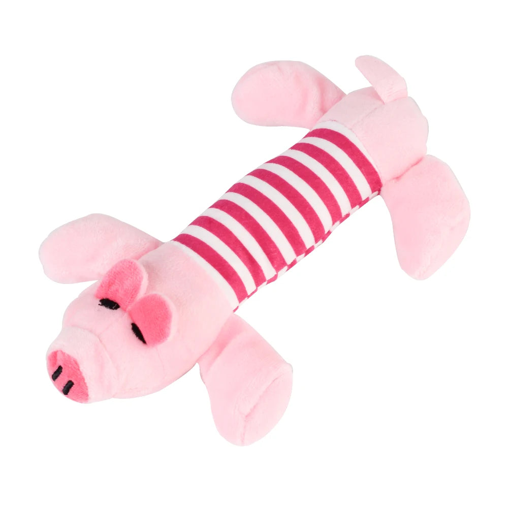 Squeaky Plush Elephant Toy for Dogs & Cats