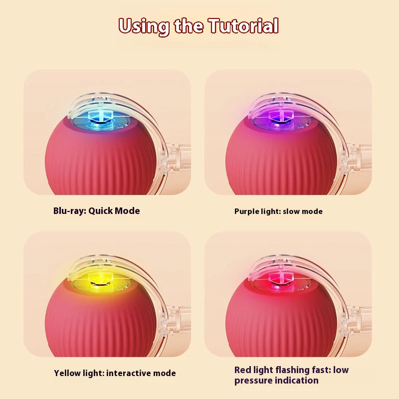 Interactive Smart Cat Toy Ball (USB Rechargeable)