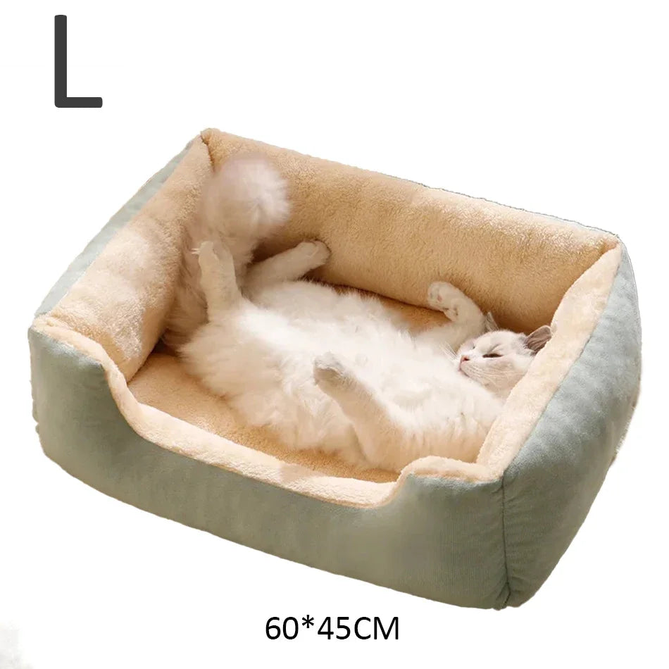Orthopaedic Plush Pet Bed – Supportive & Cosy for Cats & Small Dogs