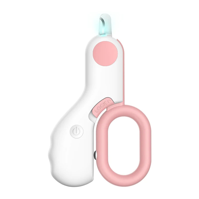 Professional LED Pet Nail Clippers for Dogs & Cats