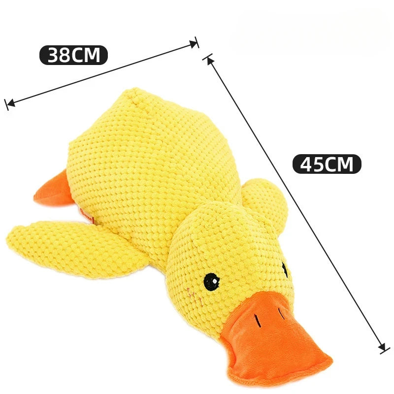 Durable Plush Duck Toy for Large Dogs
