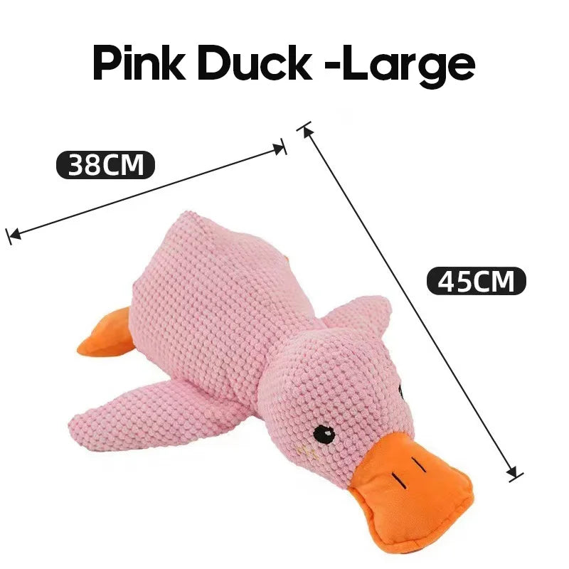 Durable Plush Duck Toy for Large Dogs