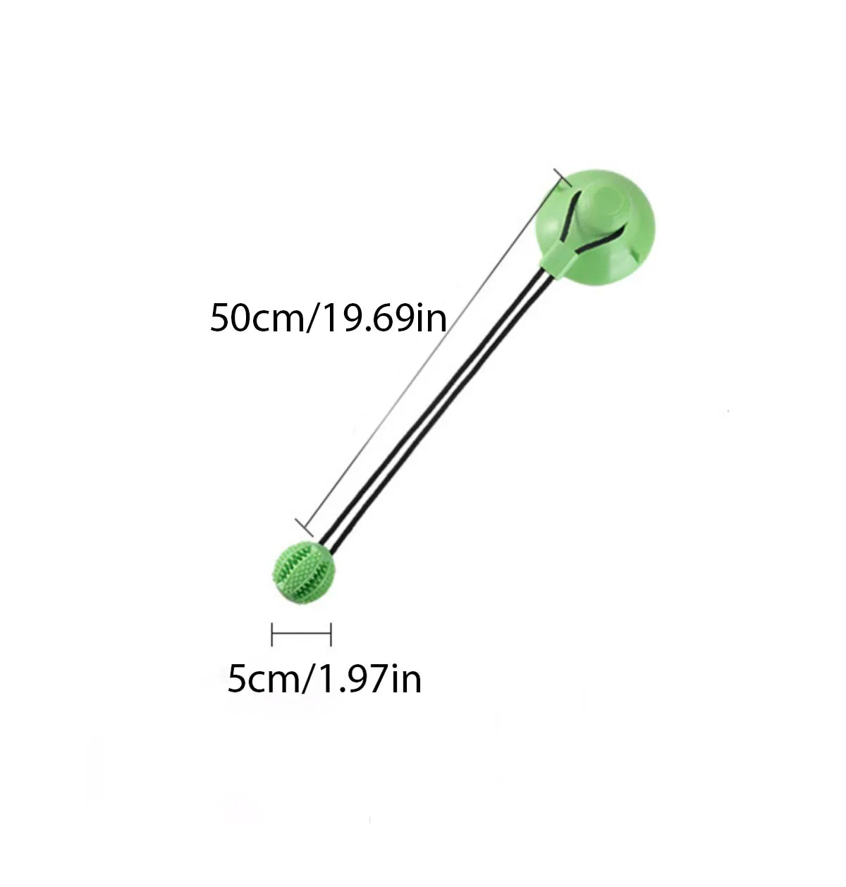 Interactive Suction Cup Tug & Chew Toy for Dogs