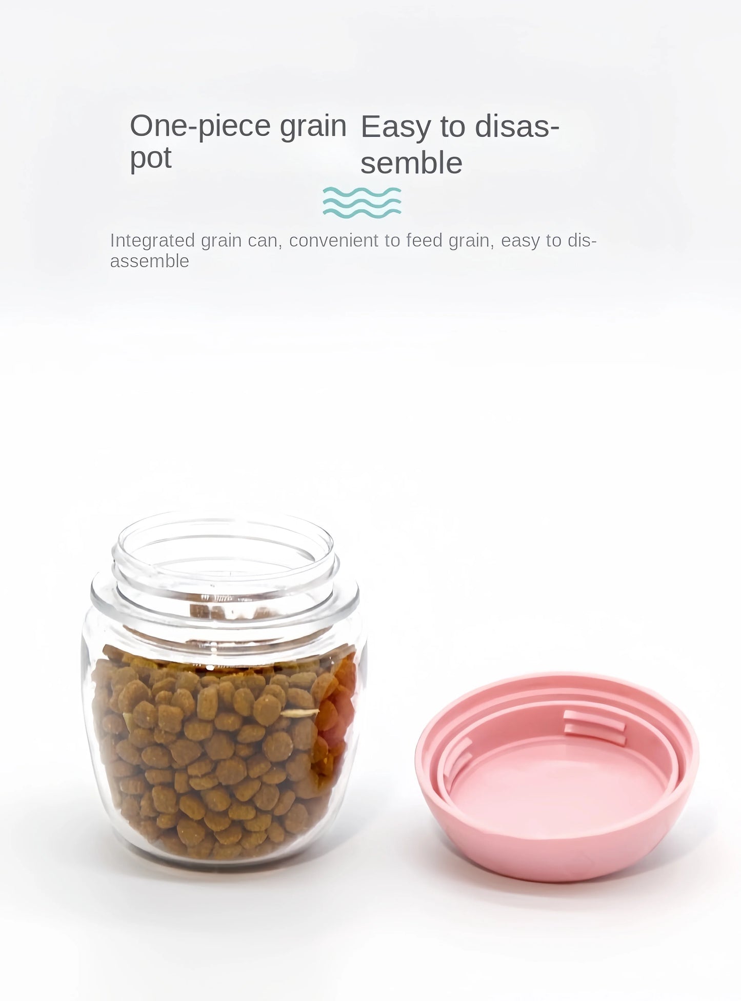 Portable 2-in-1 Pet Water & Food Bottle – Outdoor Travel Feeder