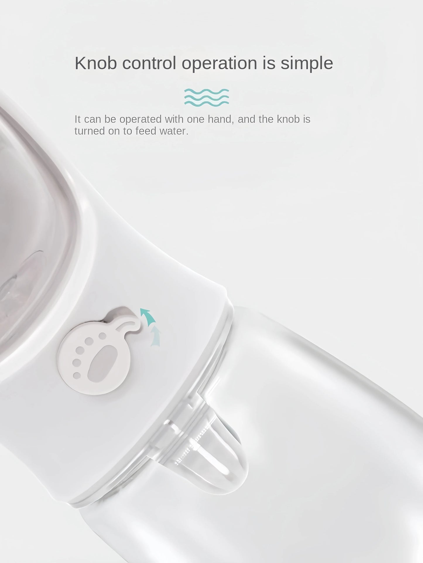 Portable 2-in-1 Pet Water & Food Bottle – Outdoor Travel Feeder