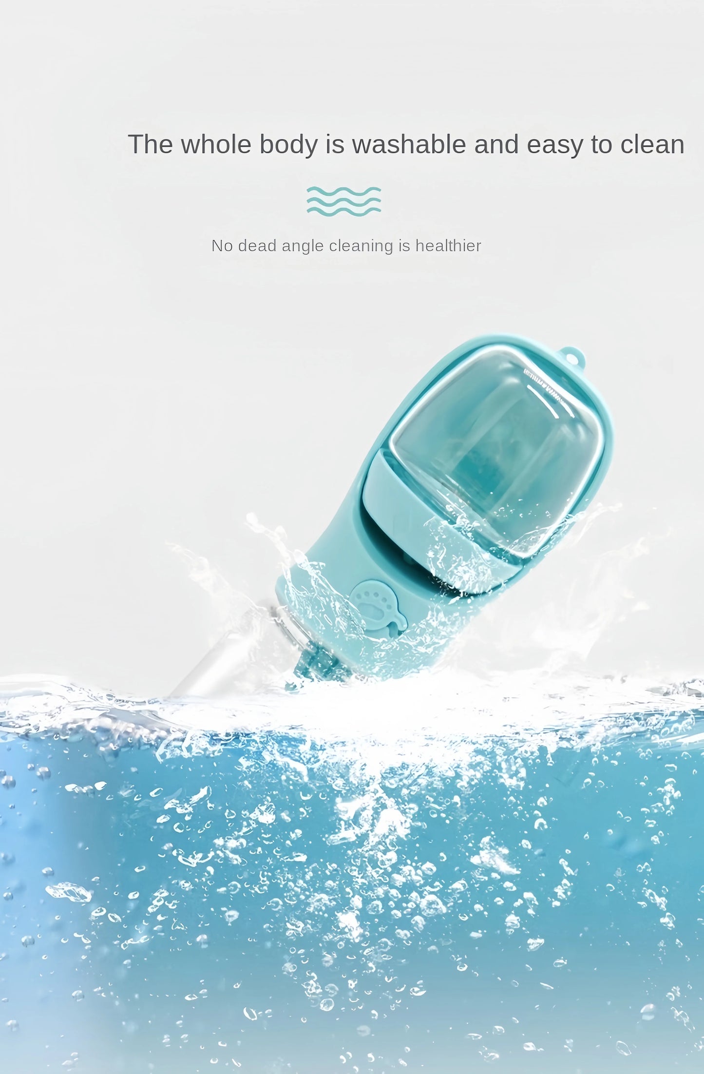Portable 2-in-1 Pet Water & Food Bottle – Outdoor Travel Feeder
