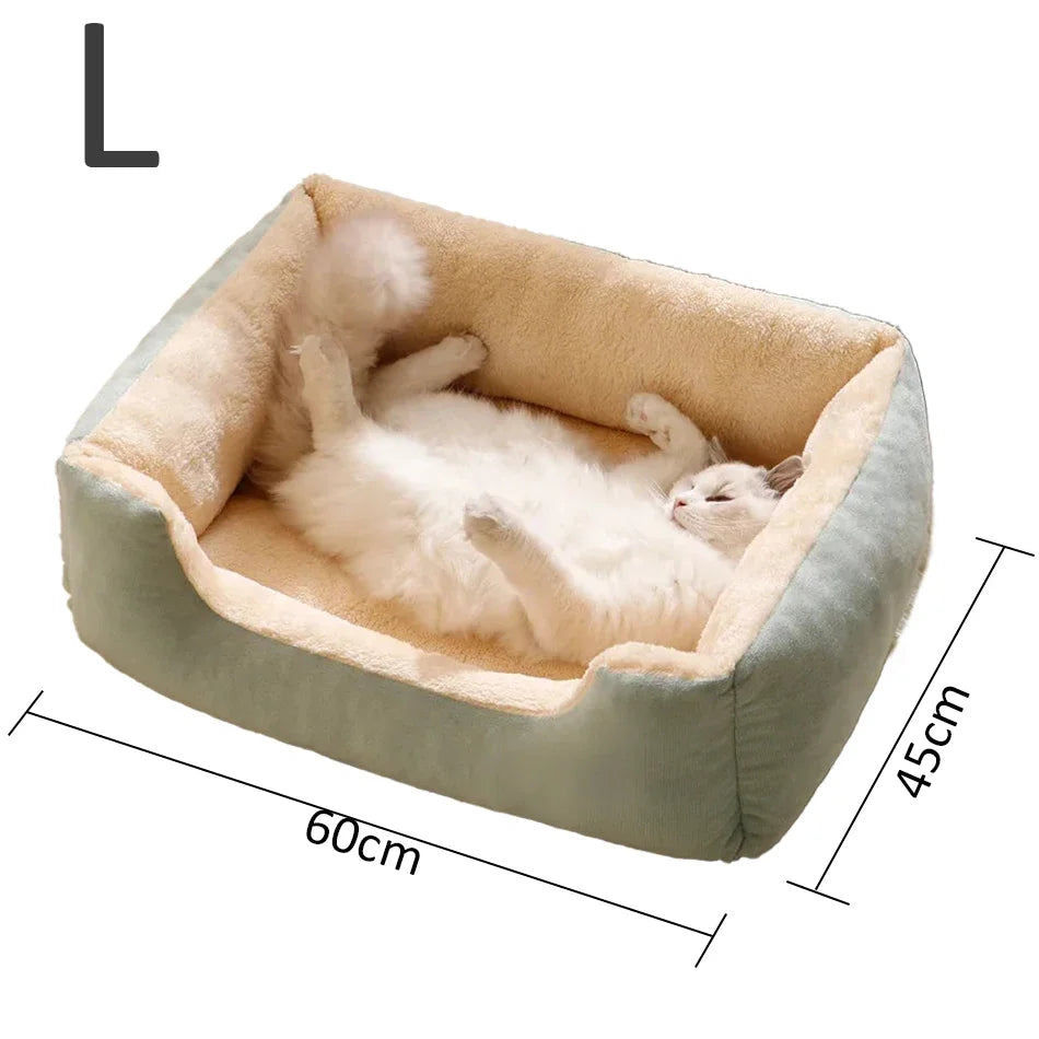 Orthopaedic Plush Pet Bed – Supportive & Cosy for Cats & Small Dogs