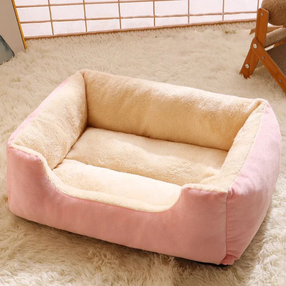 Orthopaedic Plush Pet Bed – Supportive & Cosy for Cats & Small Dogs
