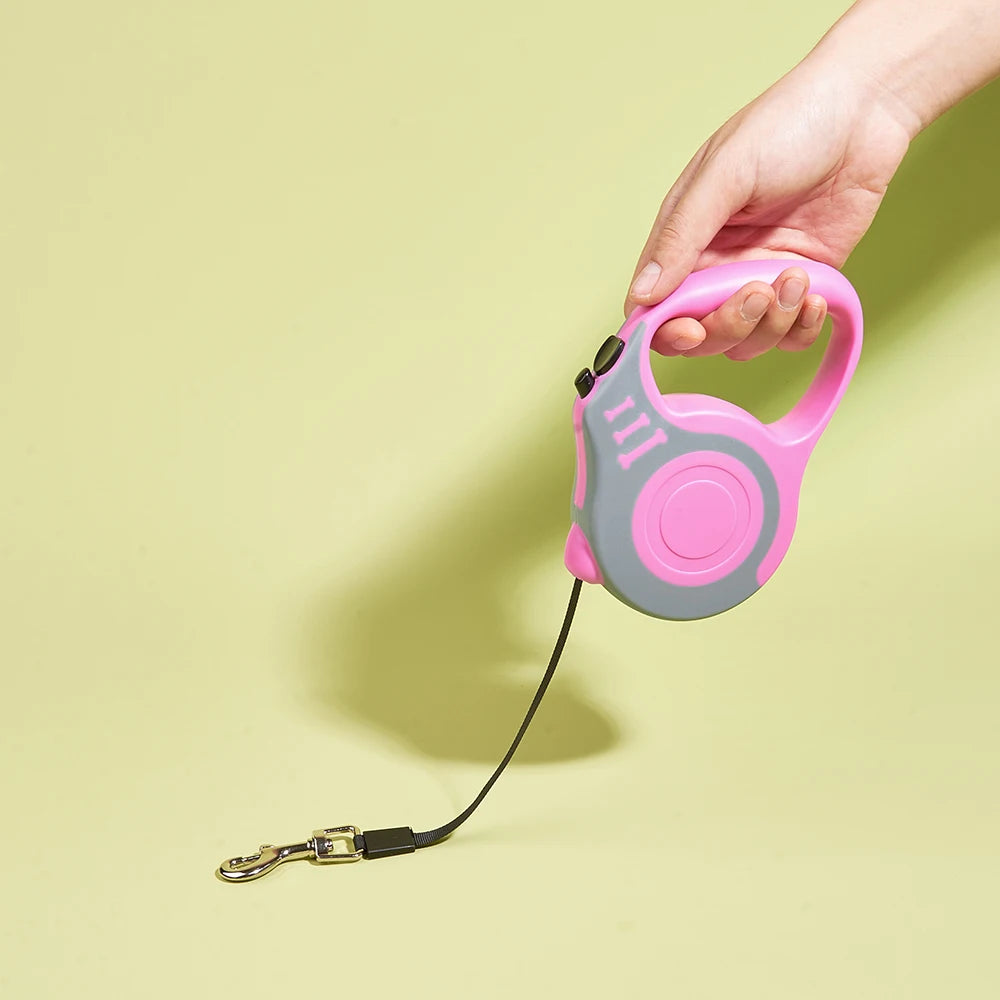 Durable Retractable Dog Lead for Small to Medium Dogs