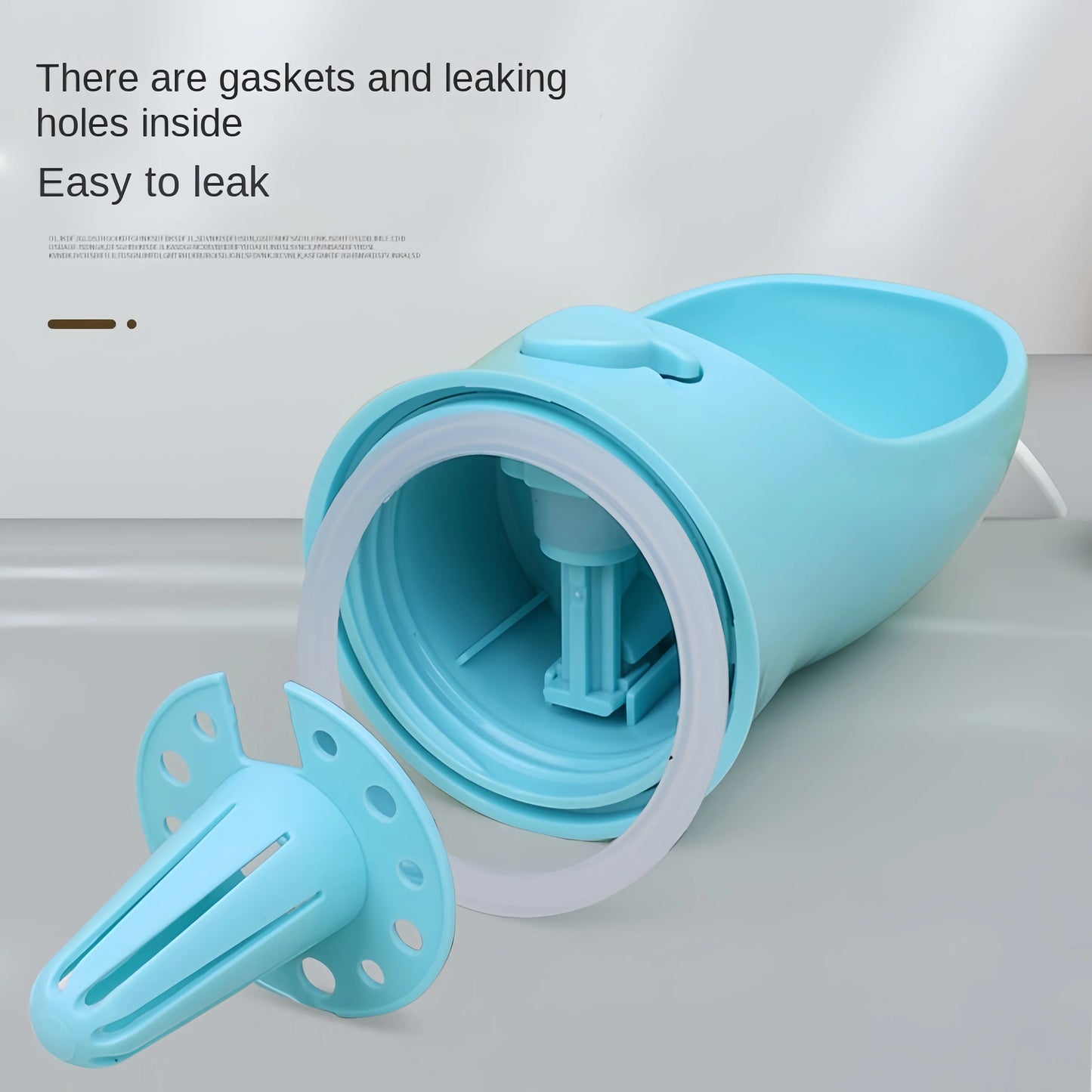 Portable 2-in-1 Pet Water & Food Bottle – Outdoor Travel Feeder