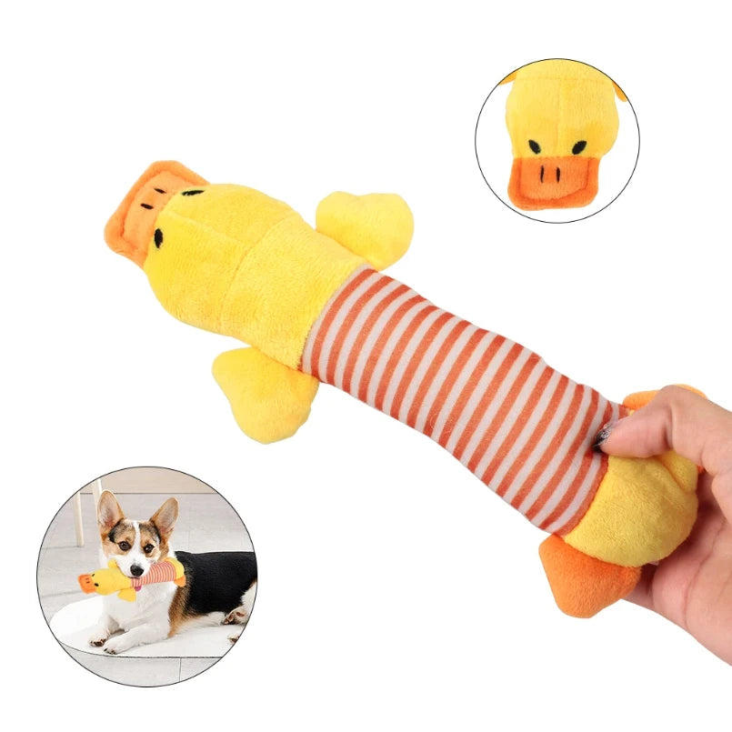 Squeaky Plush Elephant Toy for Dogs & Cats