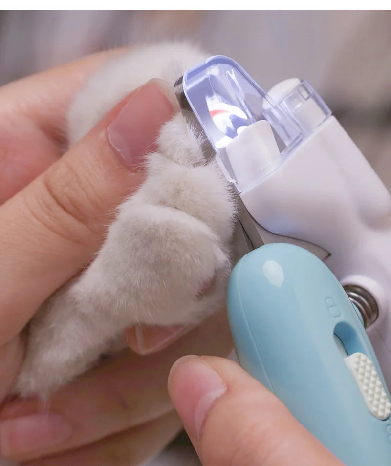 Professional LED Pet Nail Clippers for Dogs & Cats