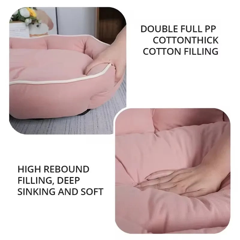 Spacious Sofa Pet Bed – Comfy Lounger for Cats & Dogs