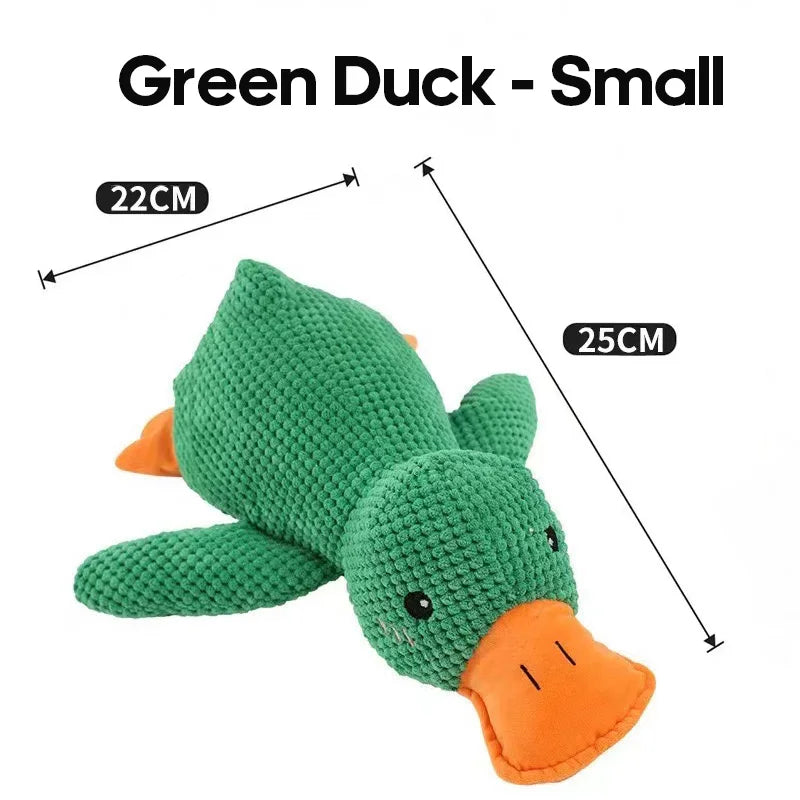 Durable Plush Duck Toy for Large Dogs