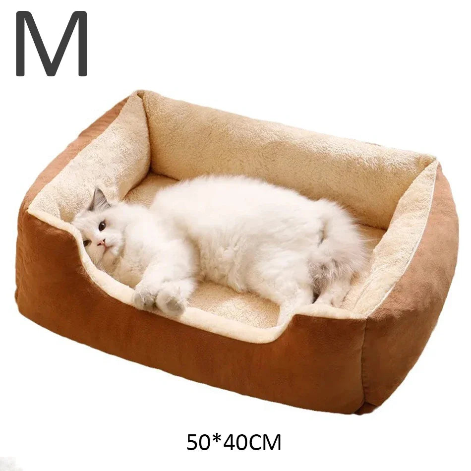 Orthopaedic Plush Pet Bed – Supportive & Cosy for Cats & Small Dogs