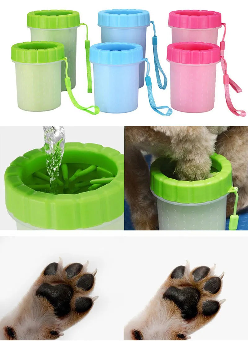 Pet Paw Cleaner Cup – Portable Dog Paw Washer for Clean Walks