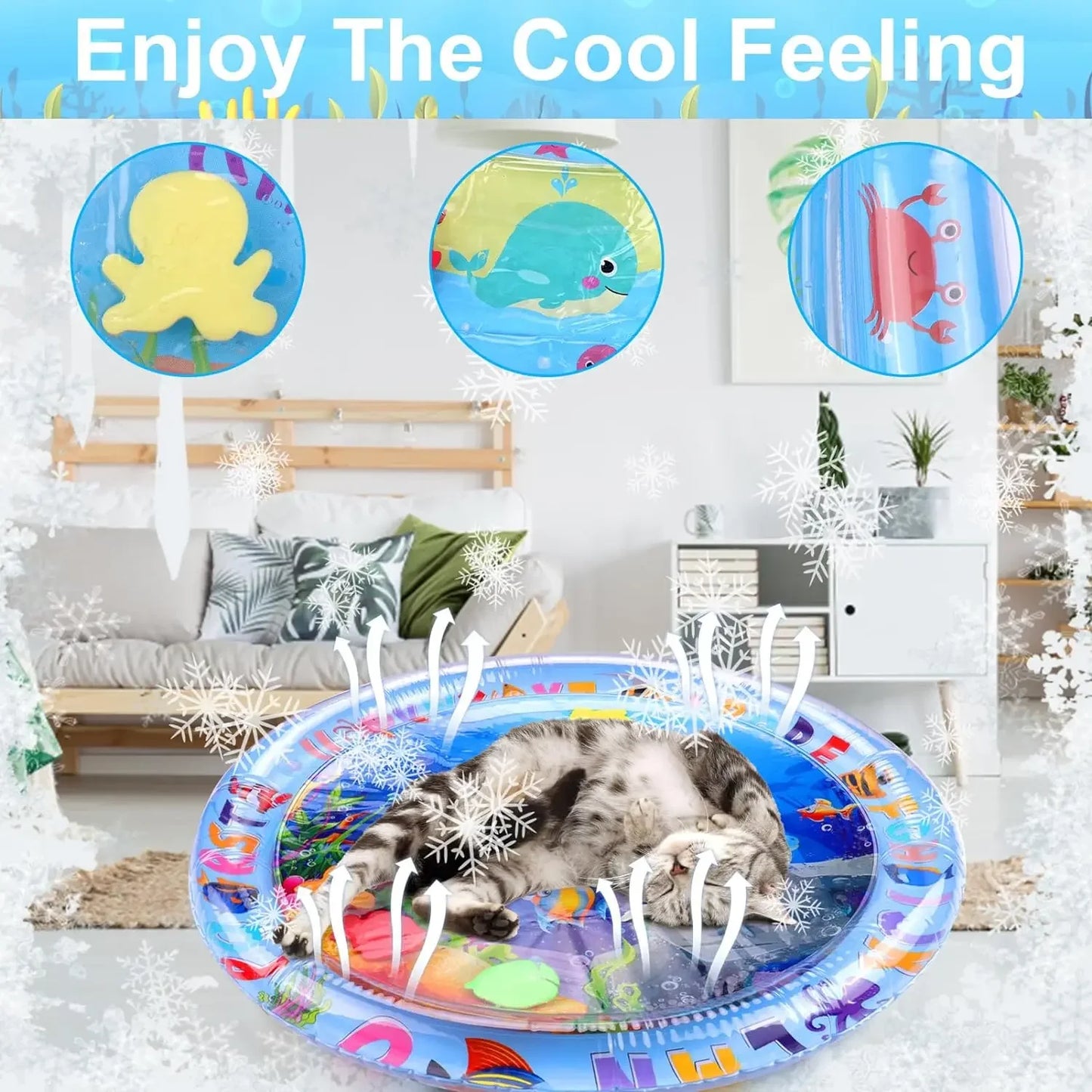 Water Sensory Play Mat for Cats & Dogs