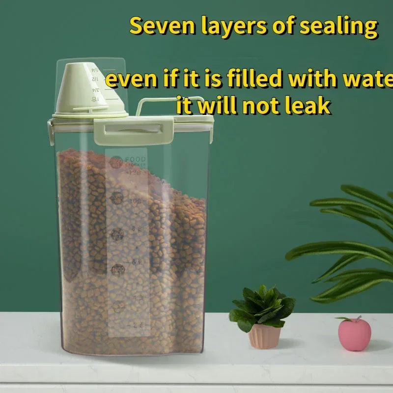 Airtight & Moisture-Proof Pet Food Storage Container