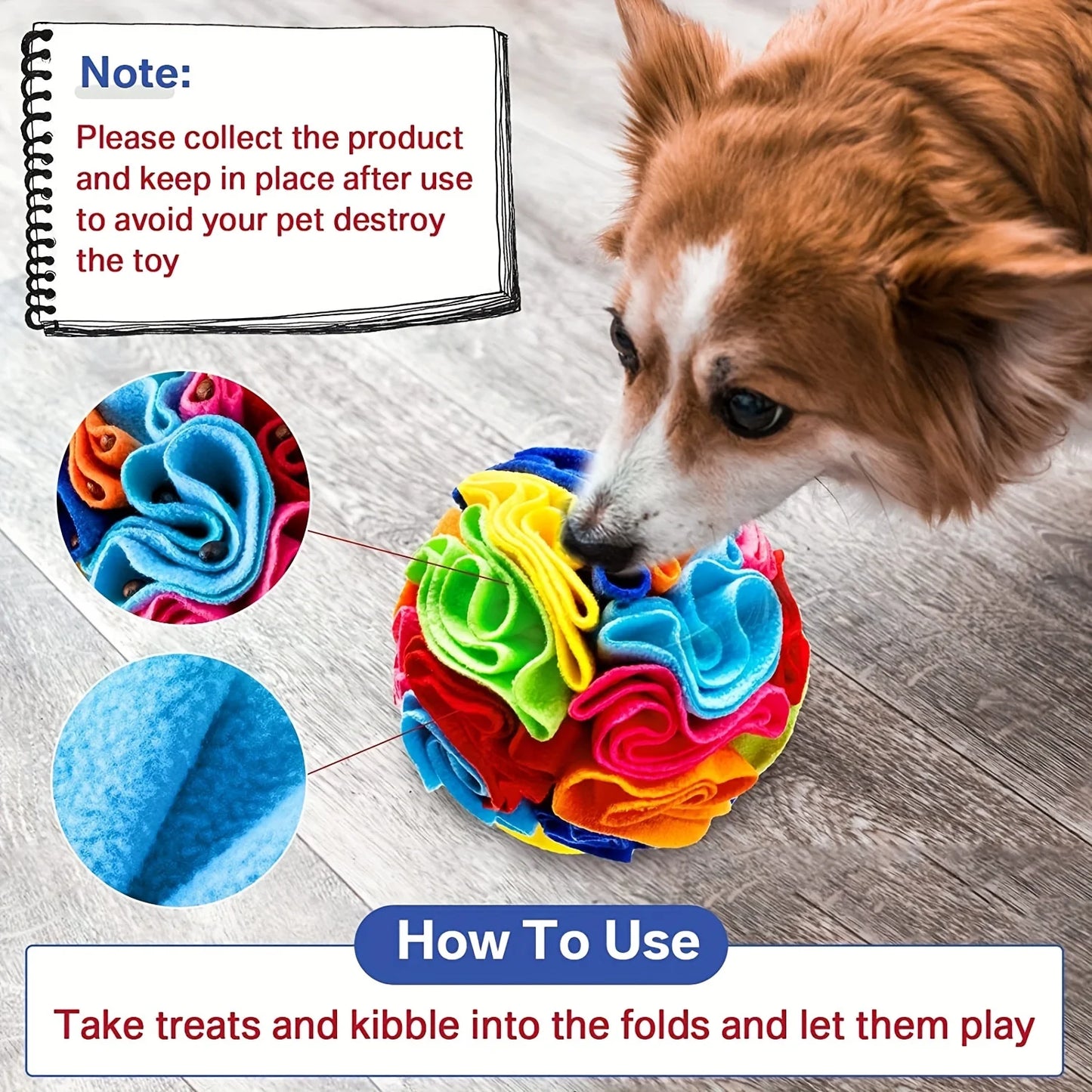 Interactive Snuffle Ball Toy for Dogs