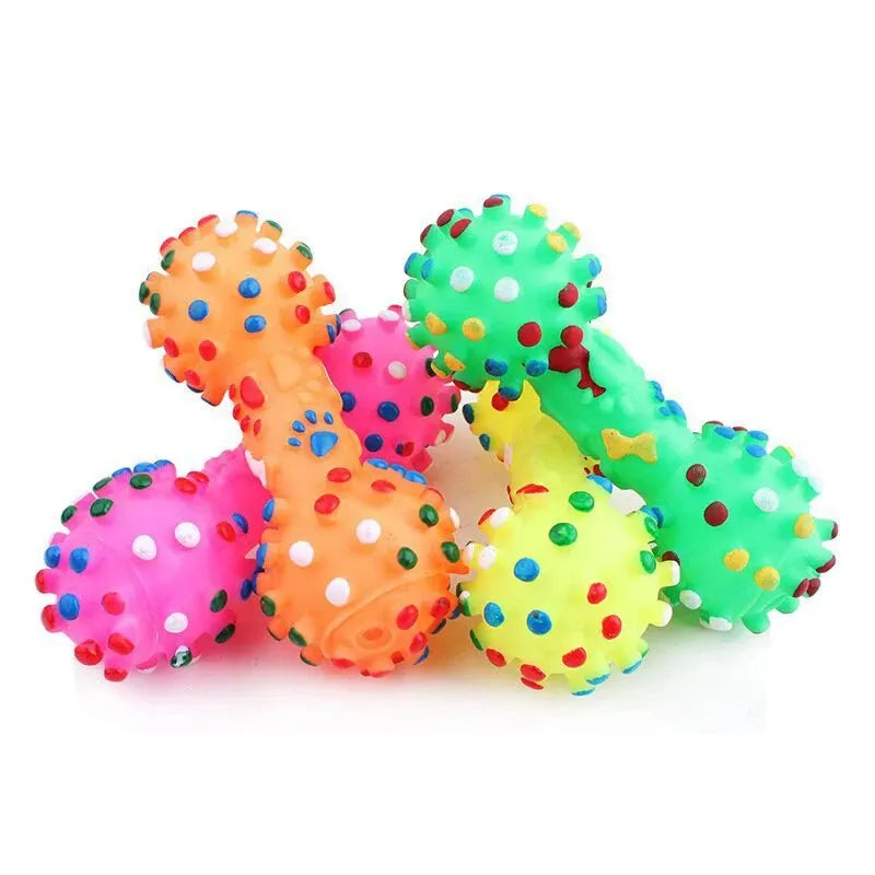 Natural Rubber Chew Toy for Dogs – Dental Cleaning & Bite-Resistant