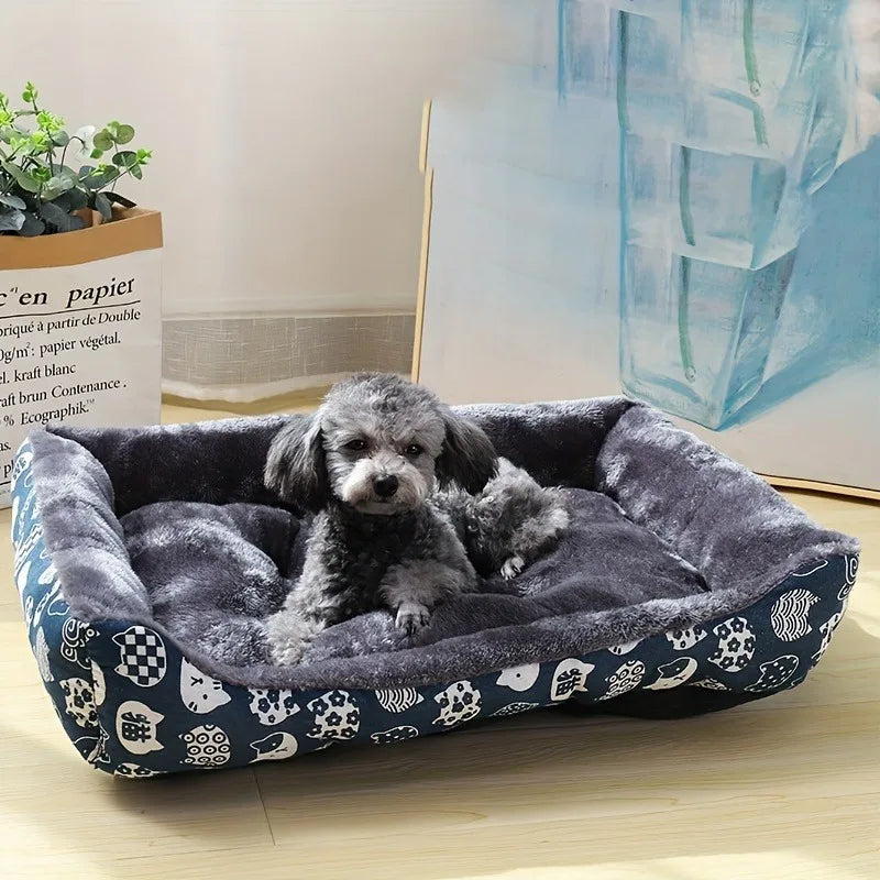 Soft Plush Dog Sofa Bed – Cosy Comfort for Small to Large Breeds