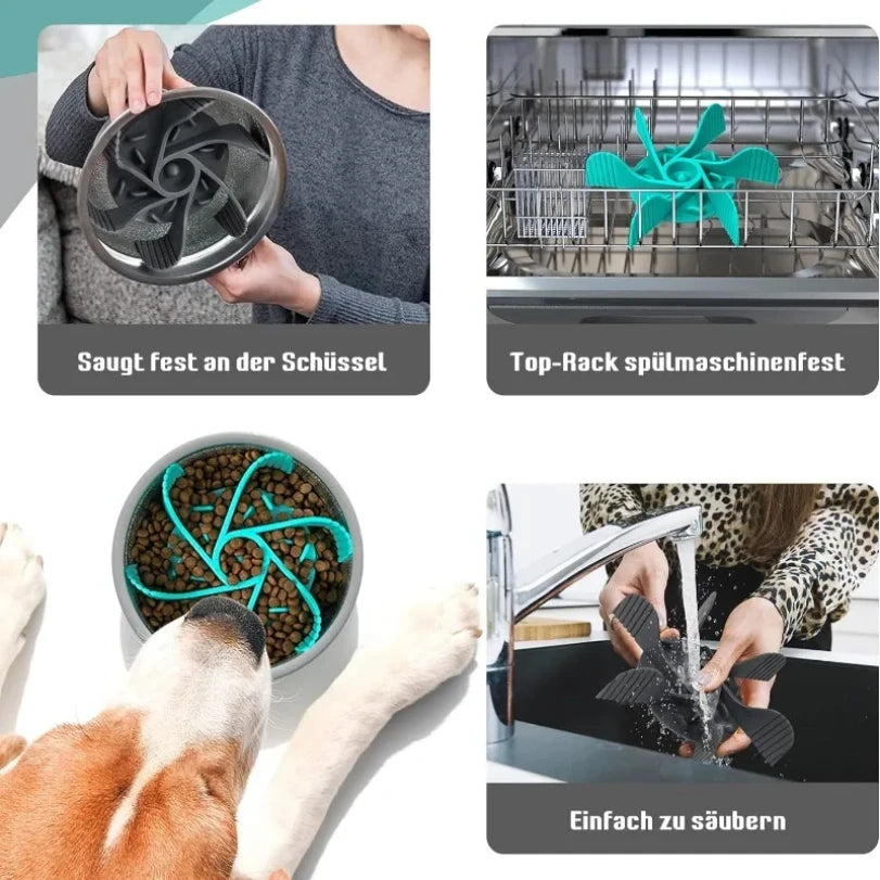 Anti-Choke Slow Feeder Toy with Suction Cup for Dogs