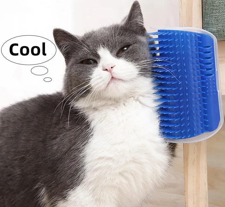 Corner Cat Self-Grooming Brush & Massager