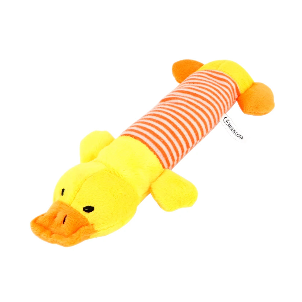 Squeaky Plush Elephant Toy for Dogs & Cats