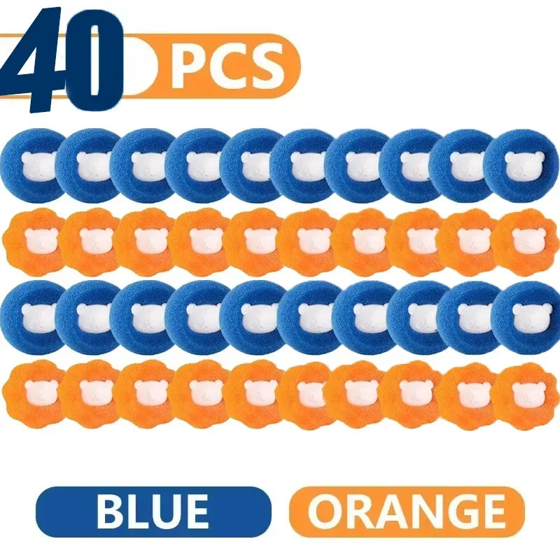 Reusable Laundry Balls for Pet Hair & Lint Removal (20 Pack)