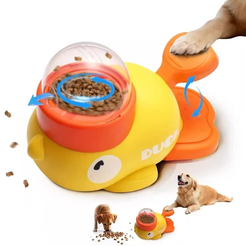 Duck Puzzle Feeder – Interactive Treat Dispenser for Dogs