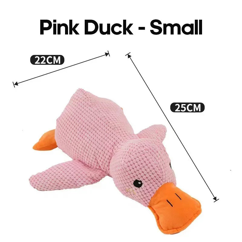 Durable Plush Duck Toy for Large Dogs