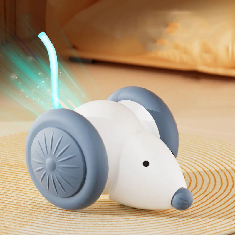 Rechargeable Mouse Car – Smart Interactive Toy for Cats