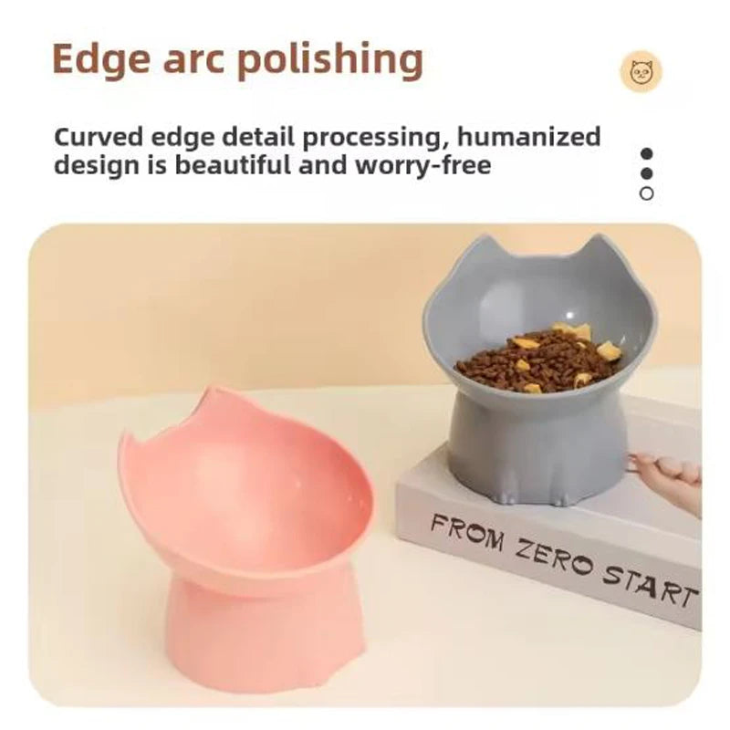 Ergonomic Elevated Pet Bowl for Cats