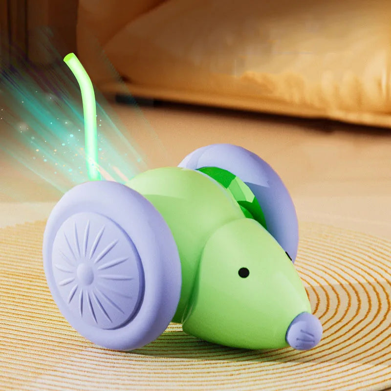 Rechargeable Mouse Car – Smart Interactive Toy for Cats