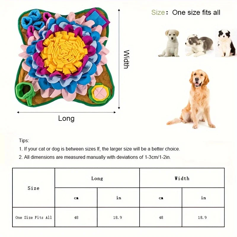 Interactive Sniffing Mat for Dogs & Cats