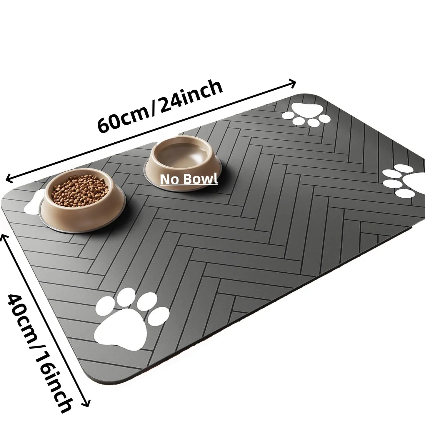 Waterproof Silicone Pet Feeding Mat for Dogs & Cats