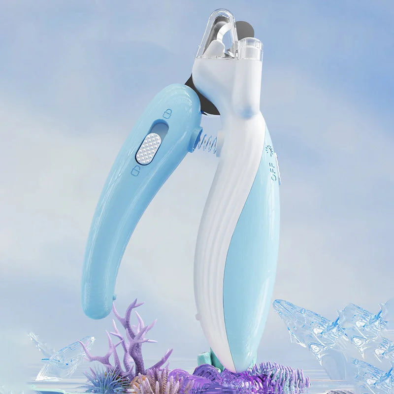 Professional LED Pet Nail Clippers for Dogs & Cats