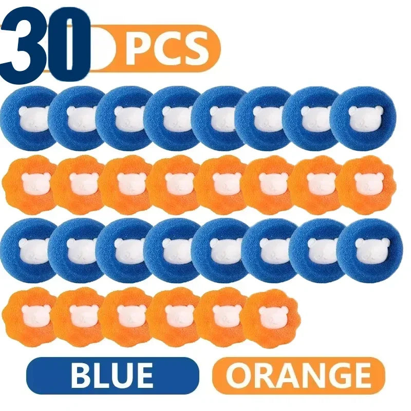 Reusable Laundry Balls for Pet Hair & Lint Removal (20 Pack)