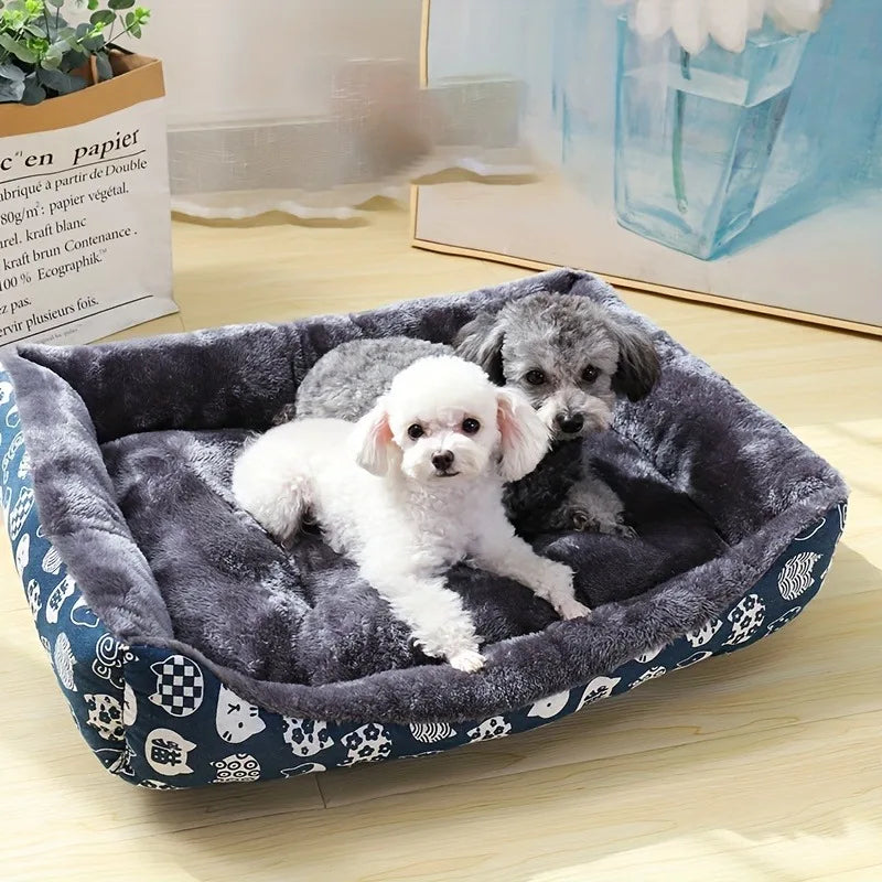 Soft Plush Dog Sofa Bed – Cosy Comfort for Small to Large Breeds