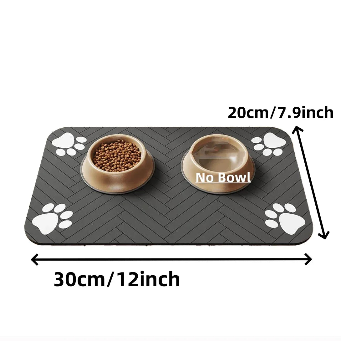 Waterproof Silicone Pet Feeding Mat for Dogs & Cats