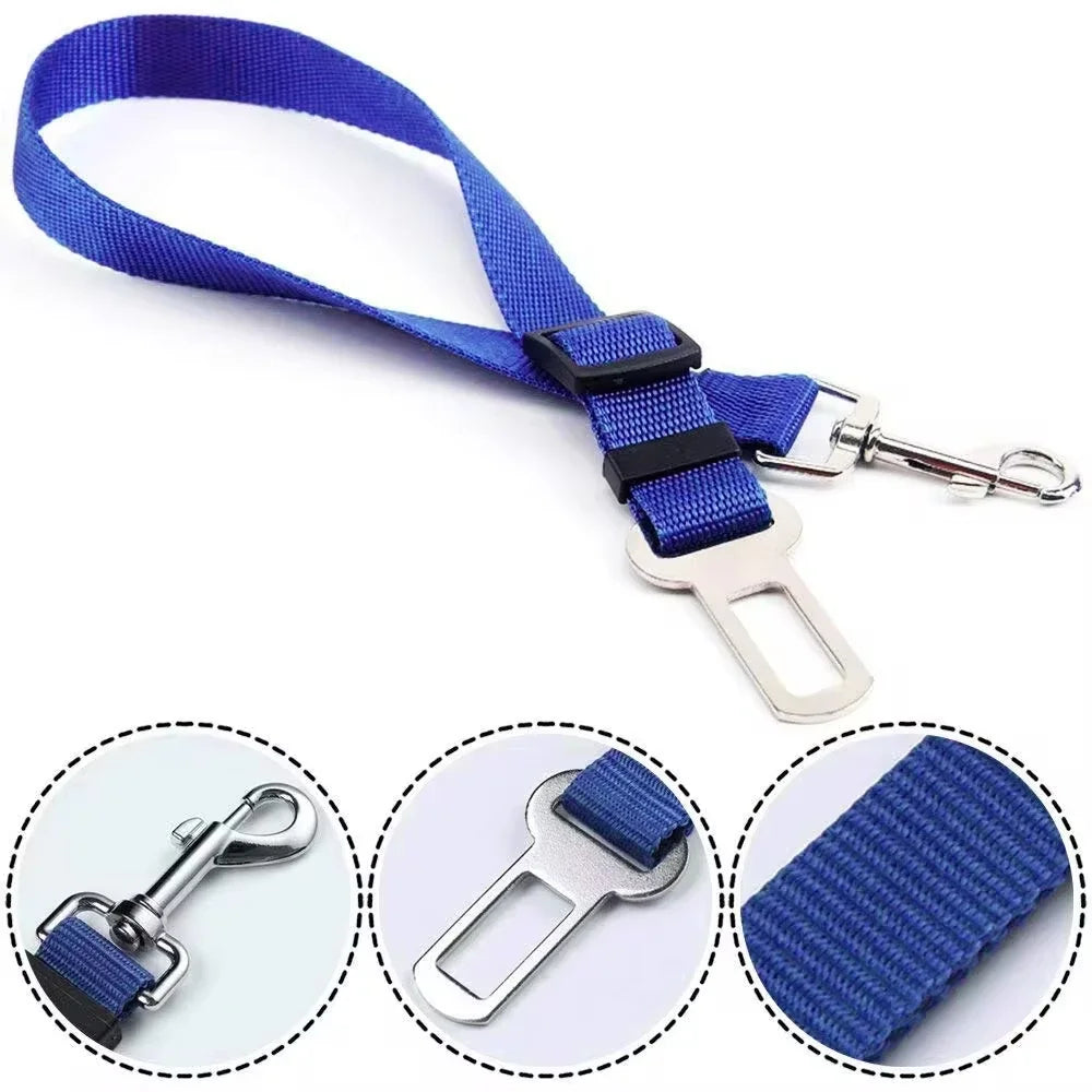Adjustable Dog Car Seat Belt for Safety & Comfort