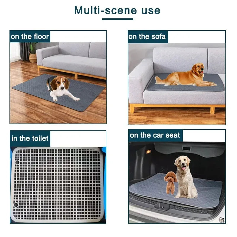 Reusable Absorbent & Washable Dog Pee Pad for Training