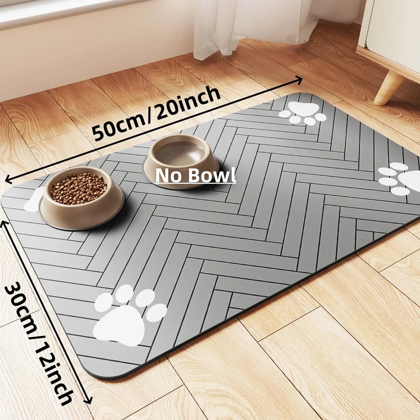 Waterproof Silicone Pet Feeding Mat for Dogs & Cats