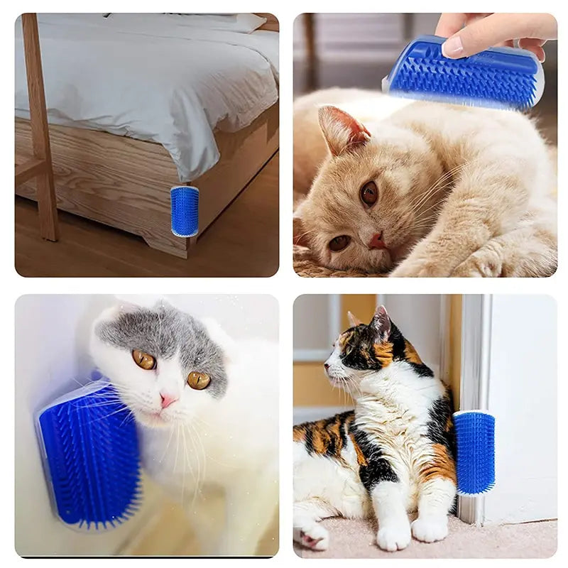 Corner Cat Self-Grooming Brush & Massager