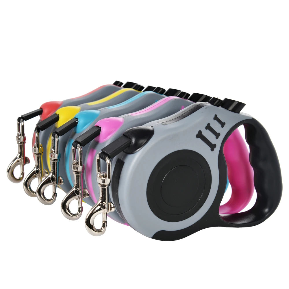 Durable Retractable Dog Lead for Small to Medium Dogs