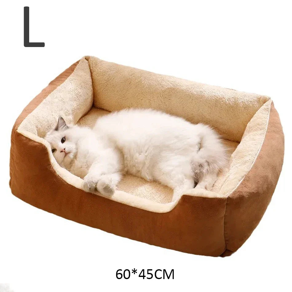 Orthopaedic Plush Pet Bed – Supportive & Cosy for Cats & Small Dogs