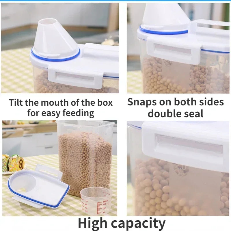 Airtight & Moisture-Proof Pet Food Storage Container