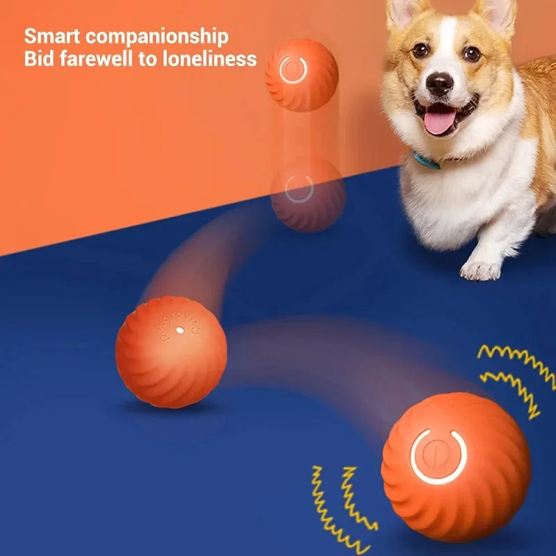 Automatic Bouncing Interactive Dog Ball Toy (USB Rechargeable)