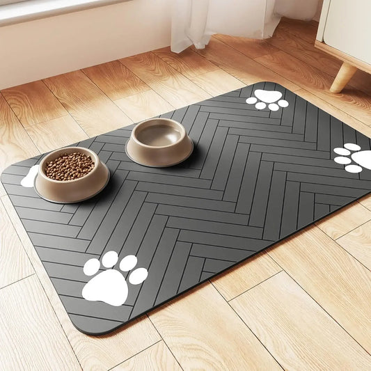 Waterproof Silicone Pet Feeding Mat for Dogs & Cats