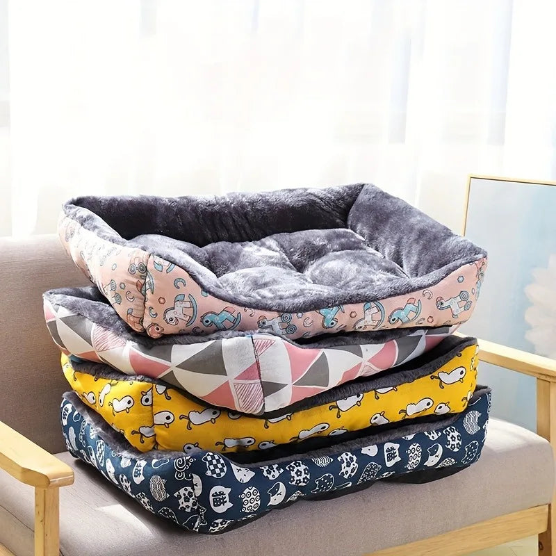 Soft Plush Dog Sofa Bed – Cosy Comfort for Small to Large Breeds